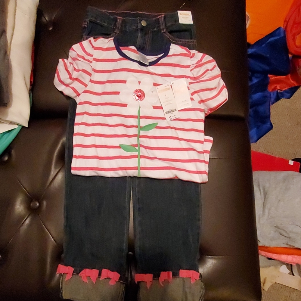 NWT Girls Gymboree Jeans Outfit
